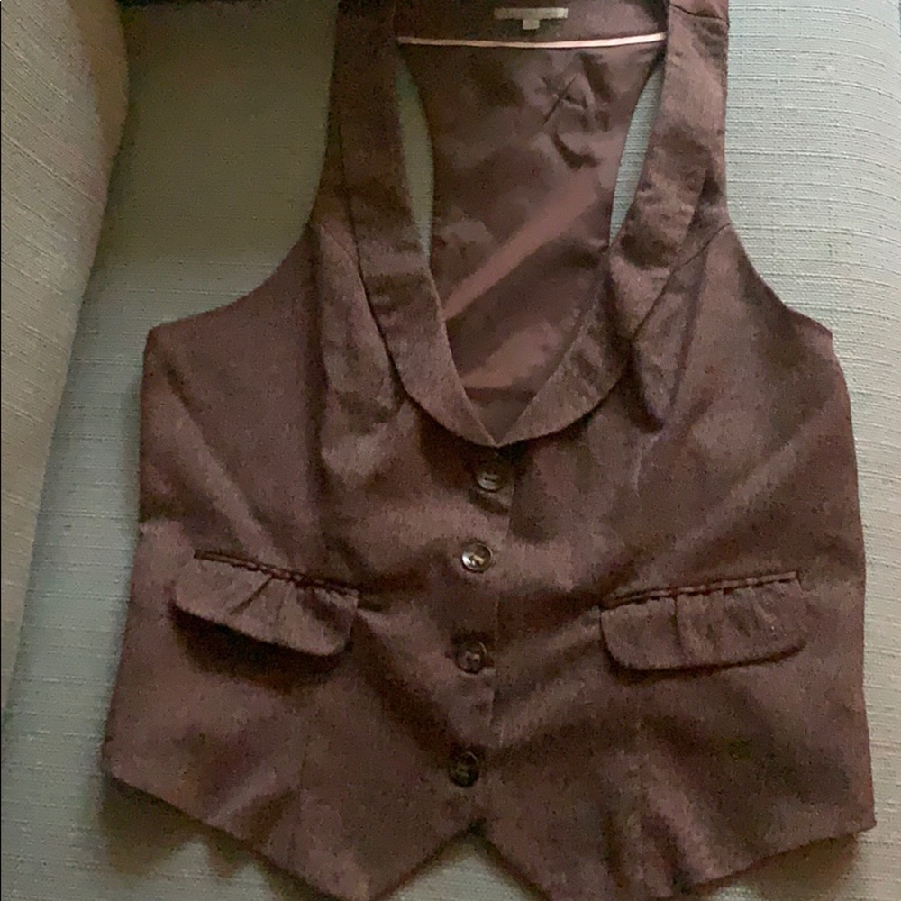 Chocolate Brown Charlotte Russe Vest